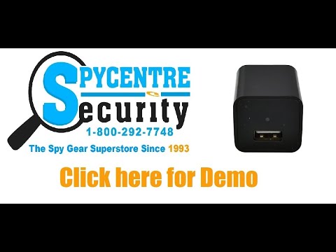 Usb wall adapter hidden spy camera - review