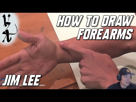 Jim Lee - How To Draw Forearms... Like A Boss