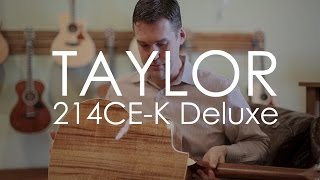 Video thumbnail for Taylor 214ce-k Deluxe by Shoreline Music