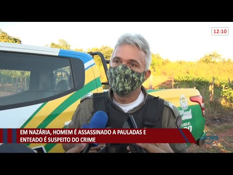 Em Nazária, homem é assassinado a pauladas e enteado é suspeito do crime 04 06 2021