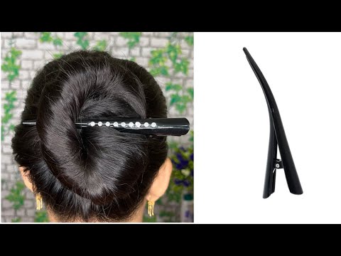 How to Easily use Alligator clip on hair || Alligator...