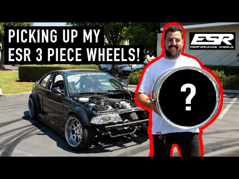 PICKING UP MY ESR FORGED 3 PIECE WHEELS!