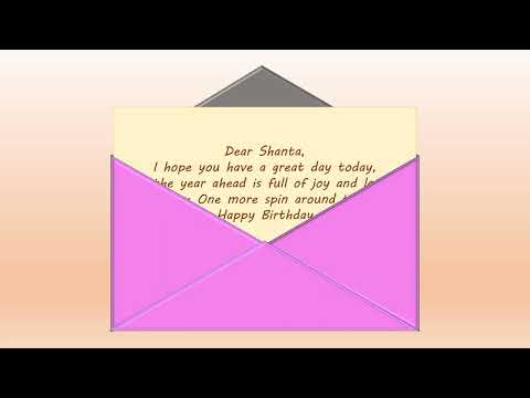 Happy Birthday Shanta