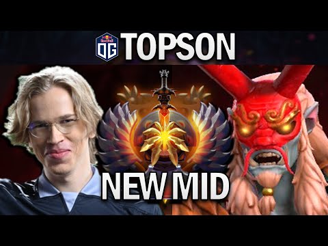 OG.TOPSON GRIMSTROKE - NEW IMBA MID - DOTA 2 7.28 GAMEPLAY