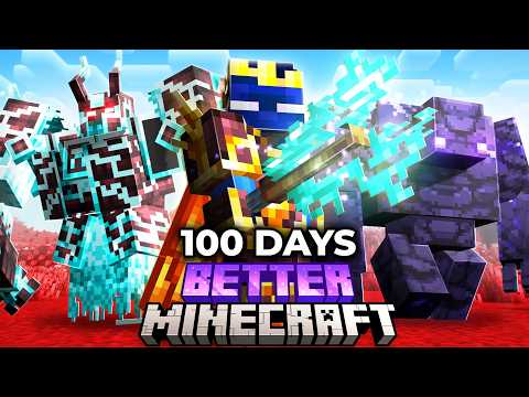 I Survived 100 Days in BETTER Minecraft Hardcore