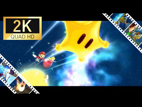Super Mario Galaxy - All Cutscenes - Native 1440p@60fps
