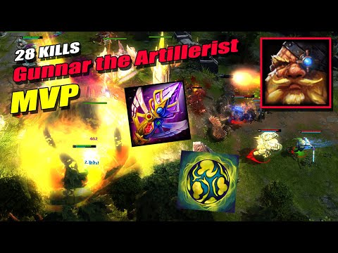 HON ARTILLERY Gunnar the Artillerist - 28 Kills - MVP
