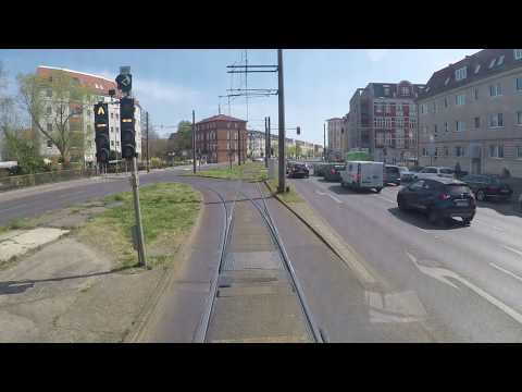 Berliner Führerstandsmitfahrt Linie 61/62 Adlershof Karl-Ziegler-Straße - Lienhardweg (GT6N-ZR)