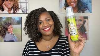 Twist Out | Fine 3C Natural Hair | Bronner Brothers Tropical Roots Sculpting Foam