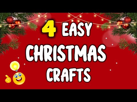 4 DIY Christmas gifts & decoration ideas /5 minute Christmas crafts 2025 /paper craft / how to/ xmas