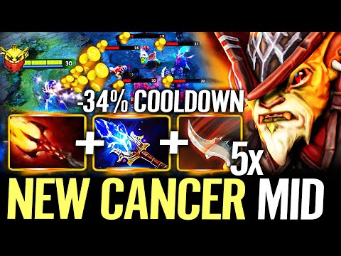🔥 -36% CD Bounty Hunter NEW CANCER MID — Dagon + Octarine Aghanim 5x Jinada Bounce Dota 2 Pro