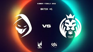 LEC Summer Split 2022 - Playoffs - W1D1 - RGE vs MAD