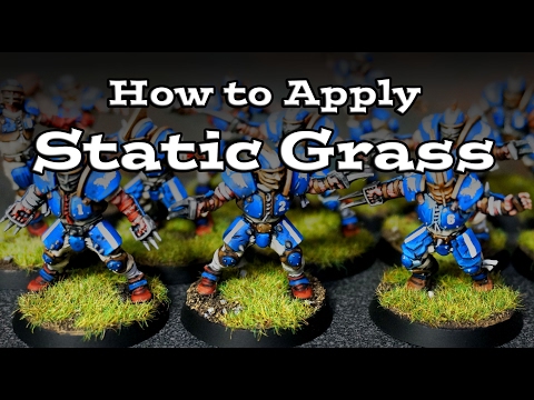 The Basics: How to Apply Static Grass on Miniatures
