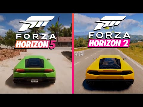 Forza Horizon 5 vs Forza Horizon 2 - Sense of Speed