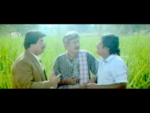 Jaggesh Shocked to See Father After Many Years | Pattanakke Banda Putta Kannada Movie Best Scene