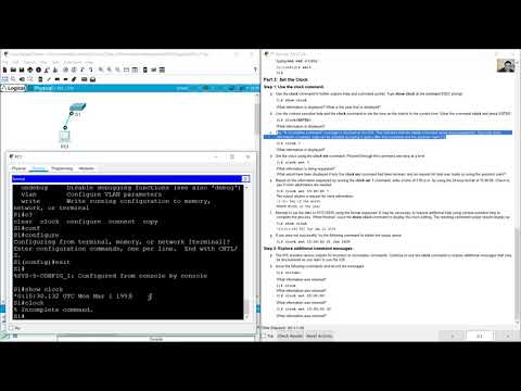 2.3.7 Packet Tracer - Navigating the iOS
