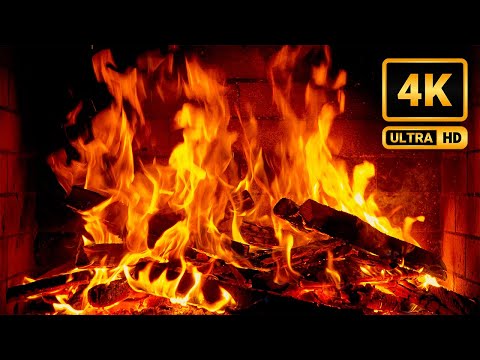 Christmas Jazz & Fireplace Ambience 🎄 Crackling Logs for Deep Relaxation & Better Sleep