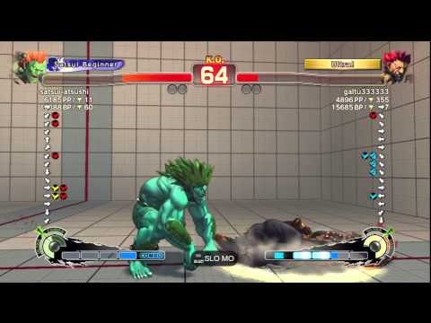 satsui-atsushi [Blanka] vs. galtu [Akuma] - PSN SSF4 Arcade Edition