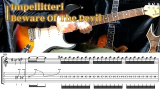 【With TAB】Impellitteri - Beware Of The Devil  Cover【弾いてみた】