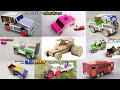 माचिस वाहन के खिलौने Machis Ki Gadi Toys Making Matchbox Car Truck