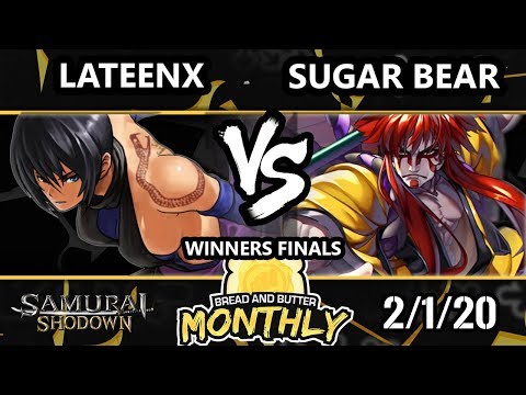 BnB 20 SamSho - LATEENX (Shiki) Vs. sugar bear (Kyoshiro) Samurai Shodown Winners Finals