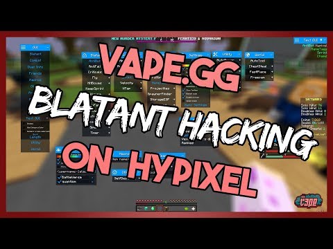 Vape.gg Hypixel Hacked Client Showcase