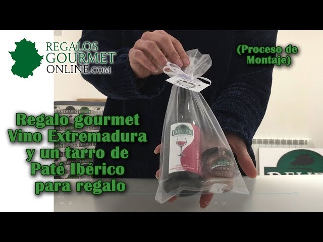 Vídeo relacionado con VALELI Cesta Gourmet para Regalar.Caja Delicatessen con Patés Ibéricos, 2 Botellas de Vino 25cl y 2 Velas Decorativas.Regalo Original para Mujer y Hombre, Cumpleaños, dia de la madre (Tinto Roble)