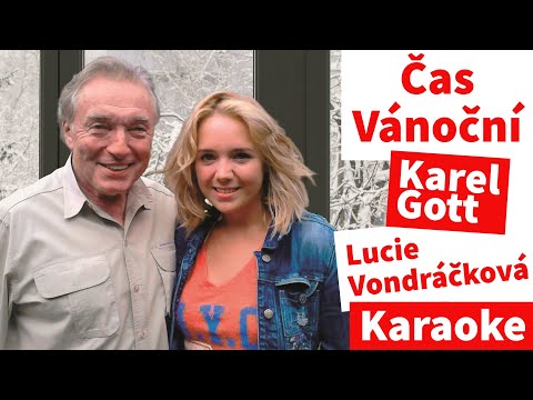 Karel Gott a Lucie Vondráčková - Čas vánoční (Karaoke)