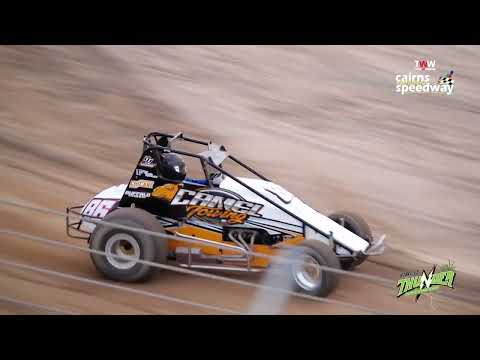 June 25th at TWW Cairns Speedway - Wingless heat 1 - Thunder in the Canefields