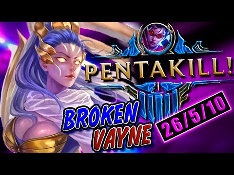 Vayne is SO BROKEN | Pentakill | Vayne vs Renekton TOP Gameplay Season 11 Build & Highlights