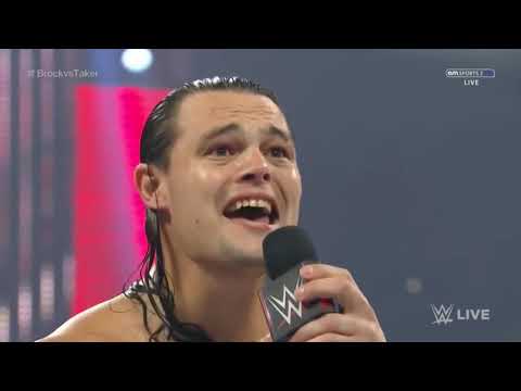 Brock Lesnar welcomes Bo Dallas to Suplex City!! by Destroying Bo Dallas