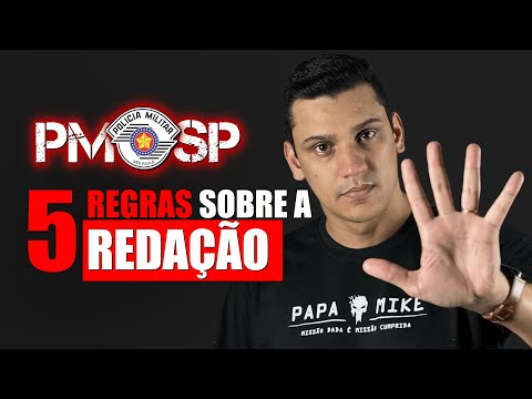 5 REGRAS SOBRE A REDAÇÃO DA PROVA PARA O CONCURSO DE SOLDADO PM-SP 2023