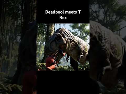 T-rex ate Deadpool #funny #deadpool #dinosaur #jurassicworld #marvel #trex #marvelhero #mcu #comedy