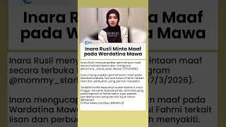 Inara Rusli Minta Maaf pada Wardatina Mawa dan Keluarga, Istri Siri Insan Singgung Perbuatannnya