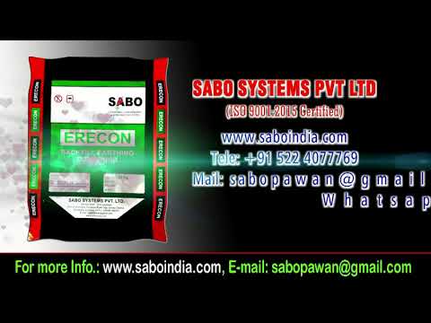 Sabo Erecon - Backfill Earthing Compound