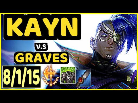KARASMAI (KAYN) vs GRAVES - 8/1/15 KDA JUNGLE CHALLENGER GAMEPLAY - NA
