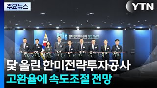닻 올린 한미전략투자공사...고환율에 '속도 조절' 전망 / YTN