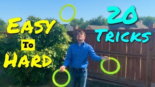 3 RING JUGGLING TRICKS
