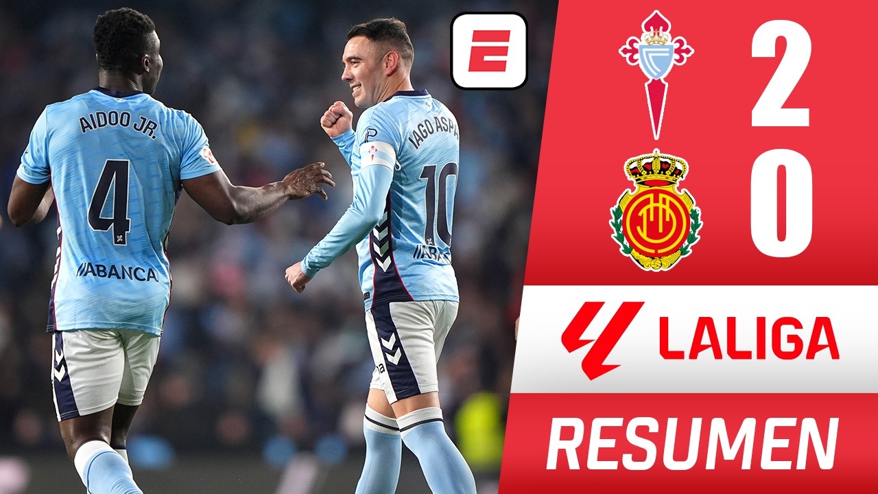 Celta de Vigo consigue sufrida victoria por 2-0 ante el Mallorca con doblete de Iago Aspas | La Liga