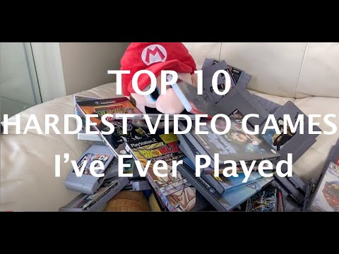 Top 10 Hardest Video Games I've Ever Played & Beaten (...So Far) Vol 1 | Hardest Games List