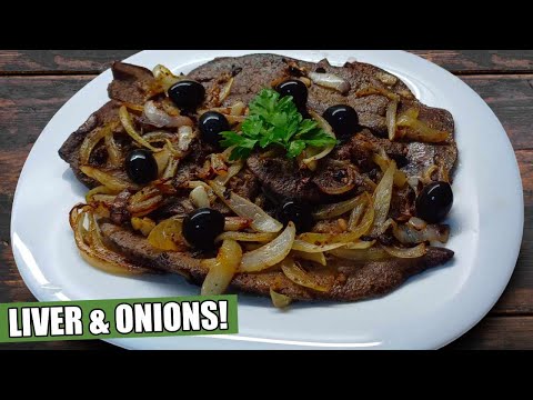 How to Make Tasty Fried Liver | BEST Liver and Onions Recipe! #easyrecipe #liver