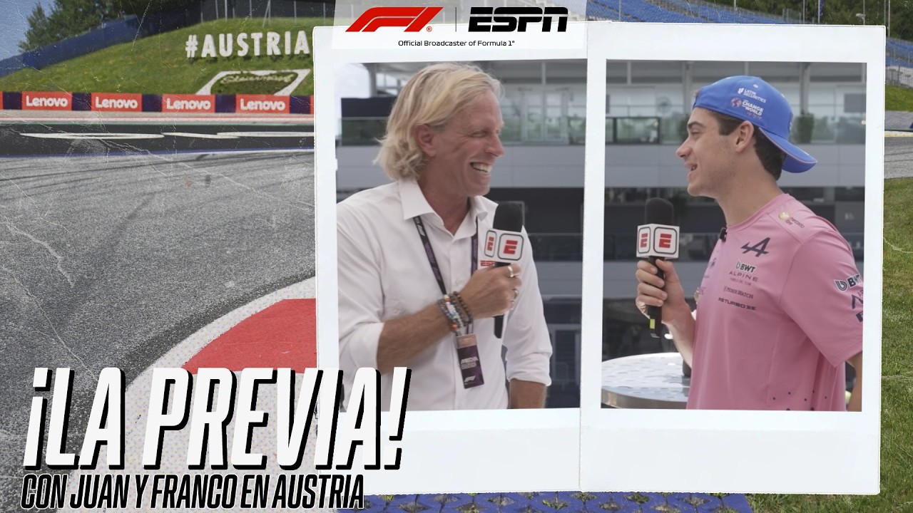 ¡FRANCO COLAPINTO JUNTO A JUAN FOSSAROLI, MANO A MANO EN LA PREVIA DEL GRAN PREMIO DE AUSTRIA!