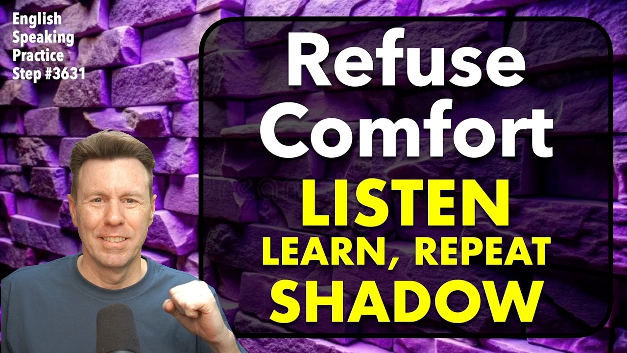LISTENING and Advanced SHADOWING - Listen and Repeat