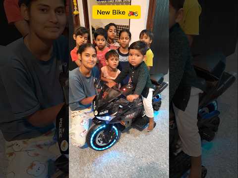 chunnu ki new bike 🏍️ #shorts #unboxing #minivlog