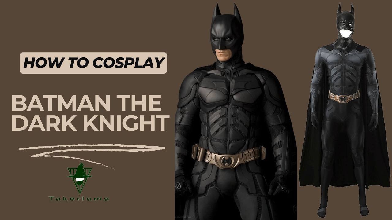 #Takerlama Batman The Dark Knight Bruce Wayne Cosplay Costume Superhero Jumpsuit Takerlama
