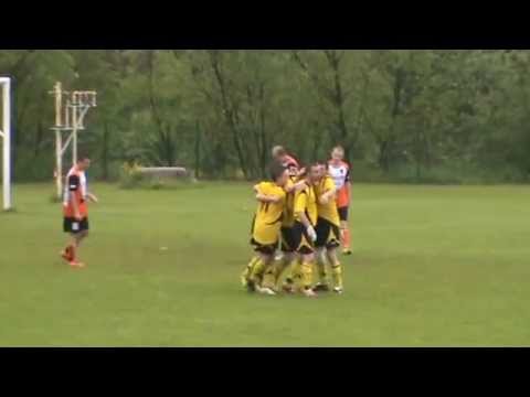 Krzysztof Michura 0:1 (34') 16 kolejka A klasy: Dobrzanka - Płomień (11.05.2014r.)