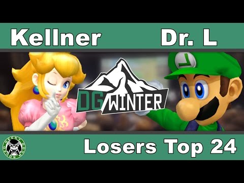 #DGW 16 - Kellner (Peach) Vs. Dr. L (Luigi) - Losers Top 24 - Melee Singles