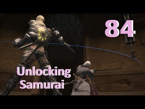 She plays FFXIV Part 84: Unlocking Samurai