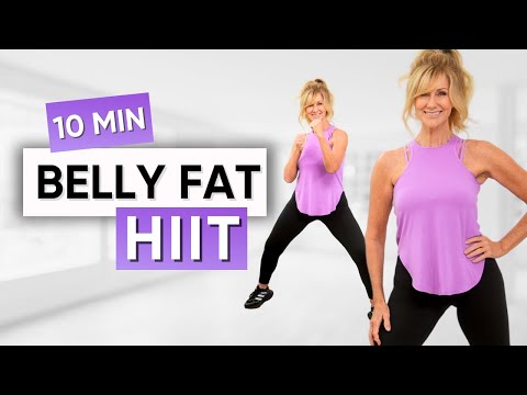 10 Minute HIIT To Burn BELLY FAT | All Standing Boxing Low Impact!