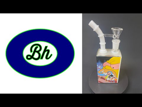 Homer Simpson Rick and Morty Juice Box Bong